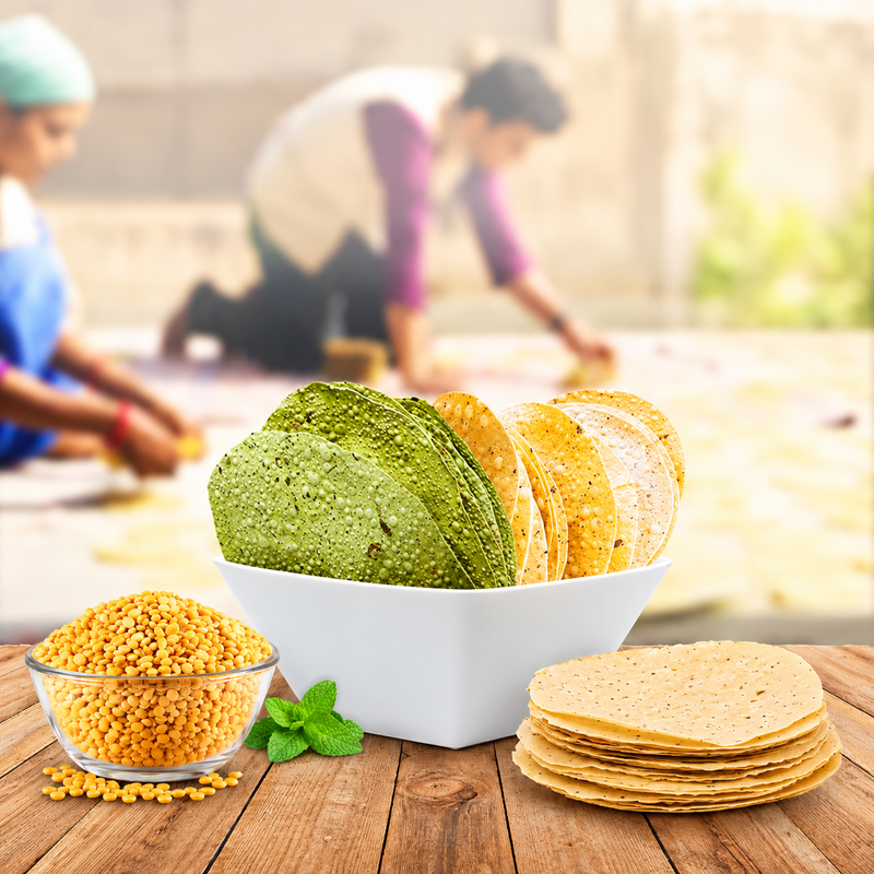 Papad, Mangodi & Savouries
